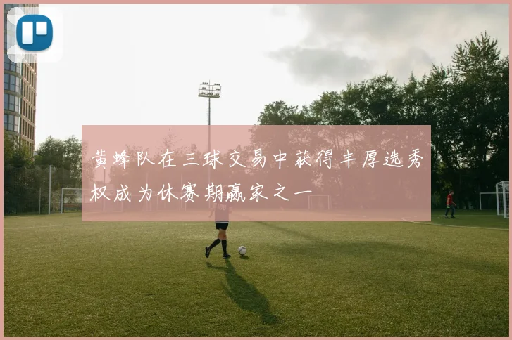 黄蜂队在三球交易中获得丰厚选秀权成为休赛期赢家之一